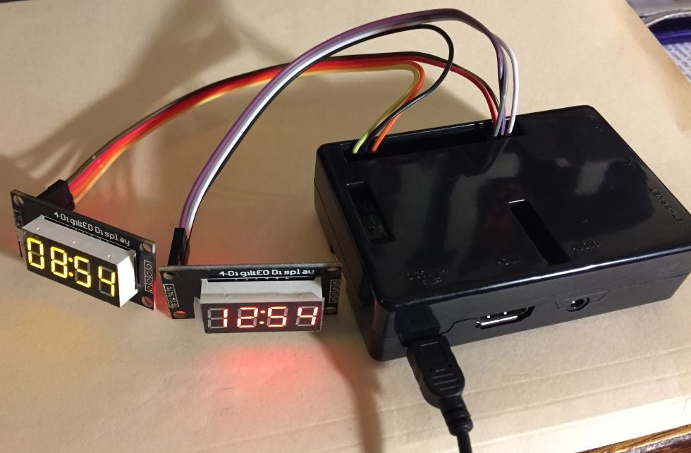 Raspberry Pi Amateur Radio Digital Clock XWARN